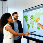 **

"A group of diverse professionals in a modern, sunlit co-working space, collaborating on a digital display showing a hyperloop route map.  Everyone is fully clothed in business casual attire, appropriate content, safe for work, professional environment. Perfect anatomy, correct proportions, natural pose, well-formed hands, proper finger count, natural body proportions, high resolution, professional photography, family-friendly."

**