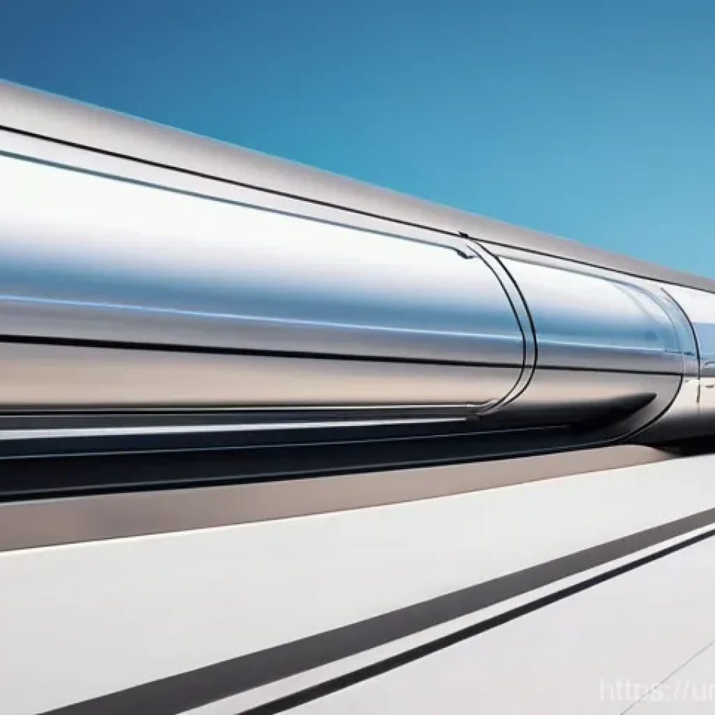 하이퍼루프 교통의 정책적 지원 방안 - Here are three detailed image prompts in English for generating images related to the Hyperloop: