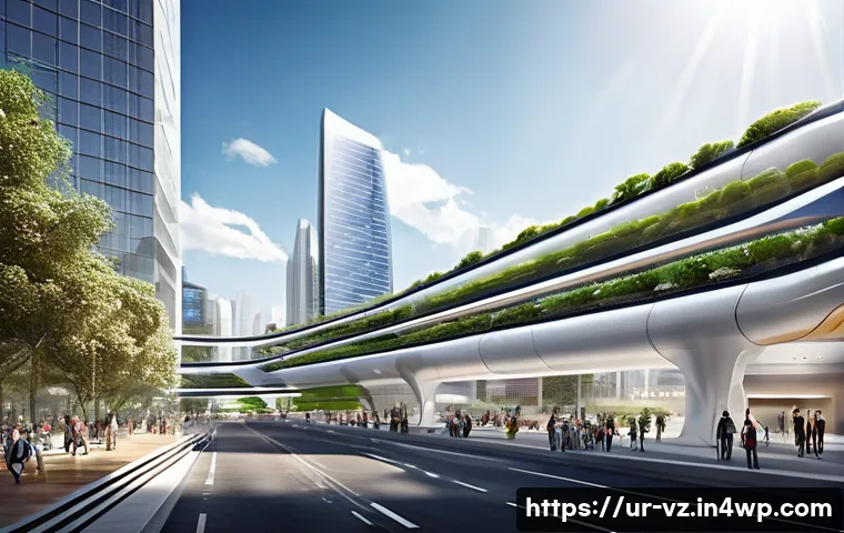 하이퍼루프 시스템의 운영 효율성 분석 - **Prompt: Futuristic Urban Hyperloop Hub**
    "A vibrant, dynamic illustration of a hyper-modern ci...